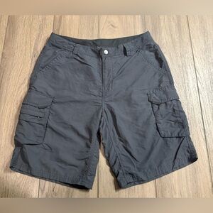 Women's gray REI cargo shorts